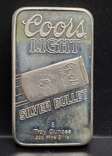andy Silver Bullet ネオン看板 Coors Light Coors Light Silver