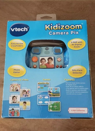 NEW VTech Kidizoom Camera Pix Blue Photos Voice Recorder Games