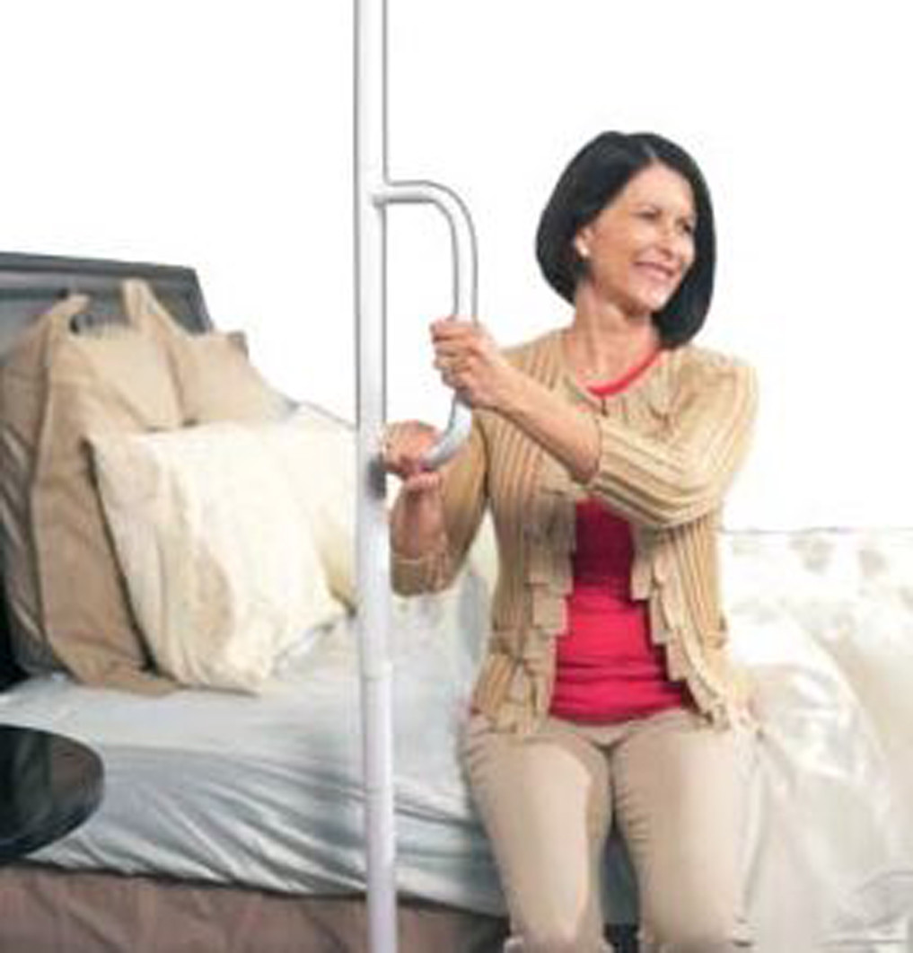 Able Life Universal Floor to Ceiling Grab Bar - Tension Mounted