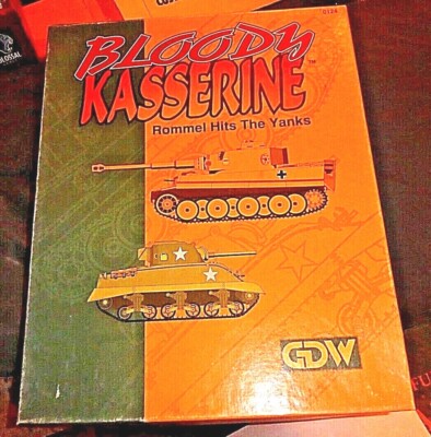 GDW 1992 : BLOODY KASSERINE game - Rommel Hits the Yanks  