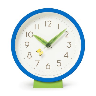 Lemnos Perch Wall Table Interior Clock Monki Butterfly Blue MoMA