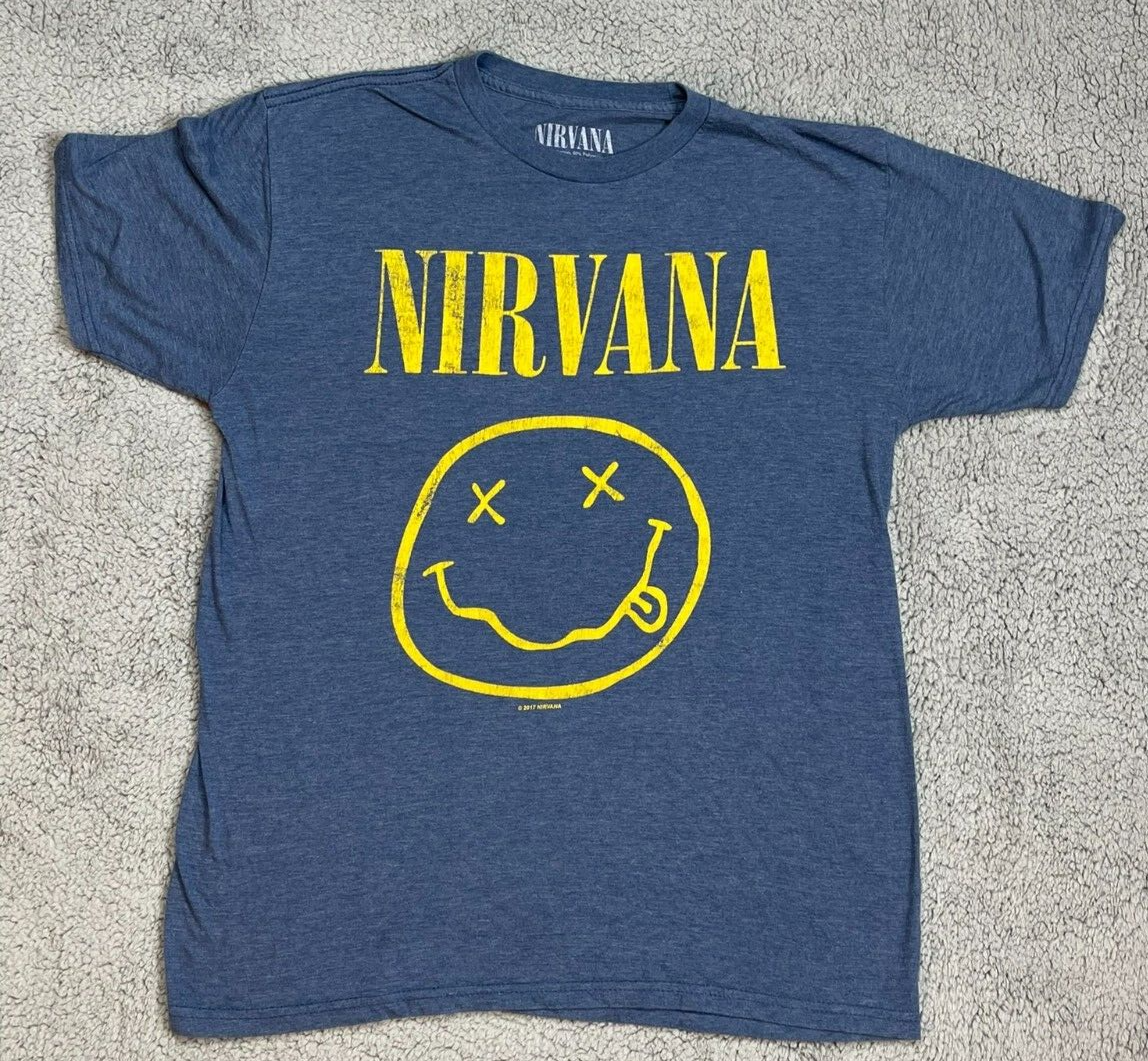 トップス 90s NIRVANA SMILE T-shirt VINTAGE XL Vintage Nirvana Original Nirvana Smile Shirt 90s Grunge | eBay