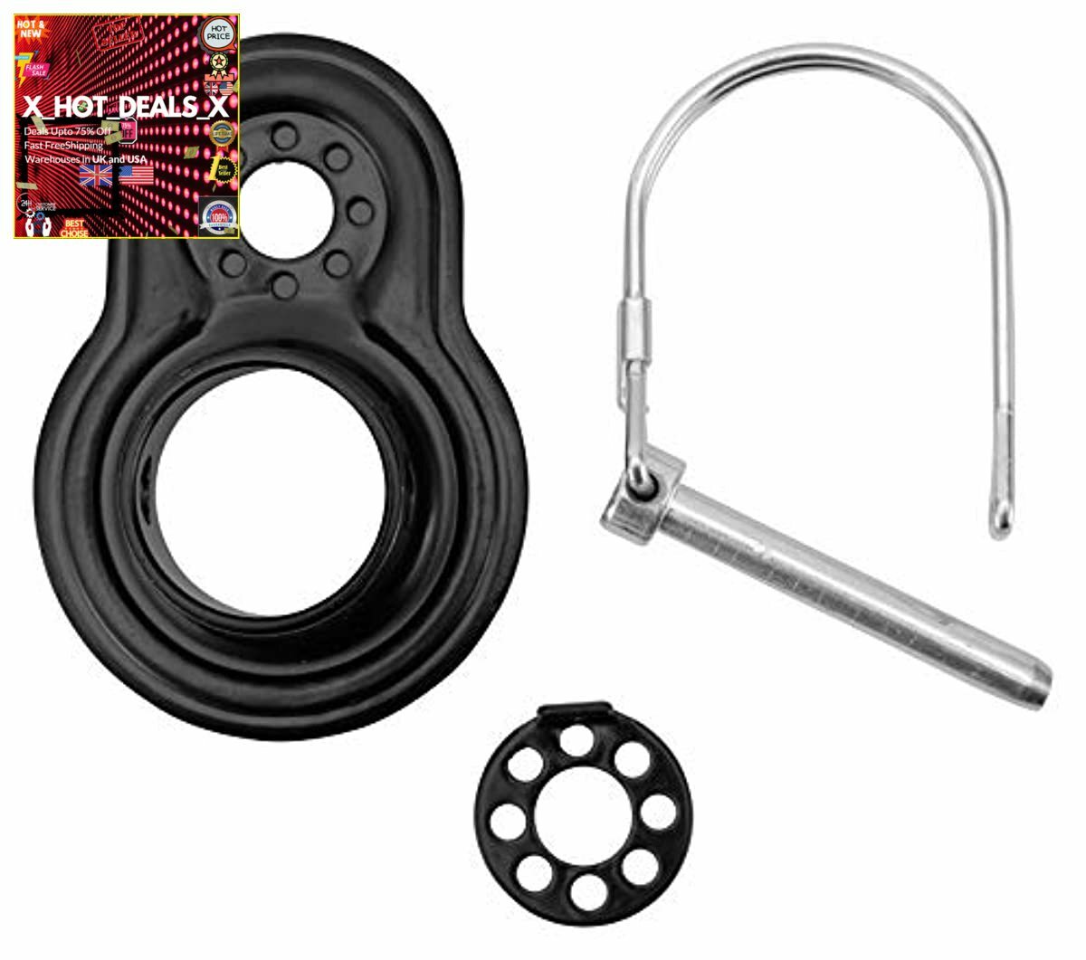 NEW Coupler Attachments for Instep and Schwinn Bike Trailers, Flat+Angled Couple