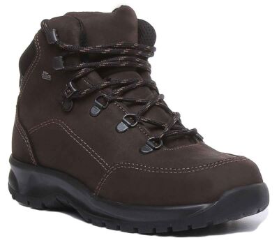 Pre-owned Finn Comfort Tibet Lace Up Comfort Hiker Womens Boot Brown Us 5 - 11