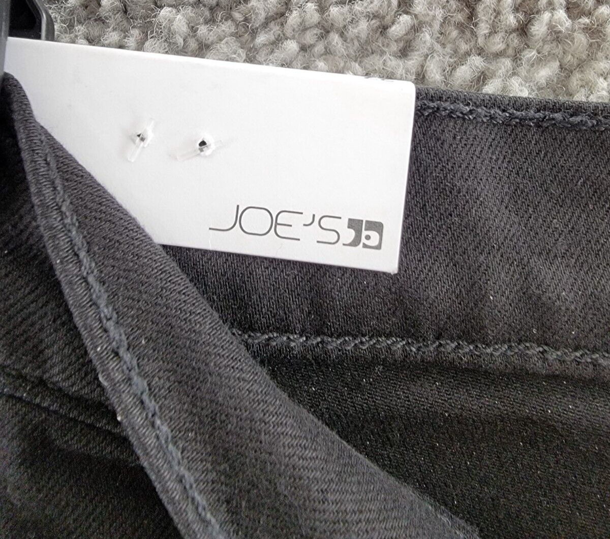 Joe's Jeans The Pleated High Rise Wide Leg Jeans Women's 27 Black Zipper Fly - Picture 10 of 17