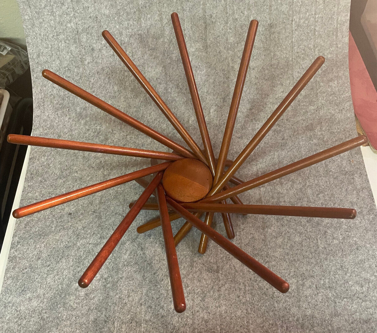 MoMA Carlo Contin ナチュラルウッドのサテライトボウル Vintage 1999 MoMA Carlo Contin Wood Folding Satellite Bowl