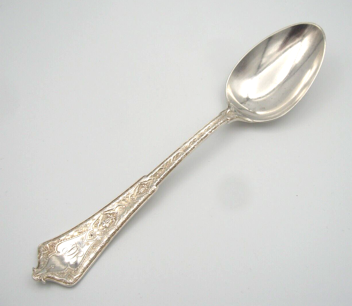 ANTIQUE TIFFANY & CO PERSIAN PATTERN 1872 STERLING SILVER 8