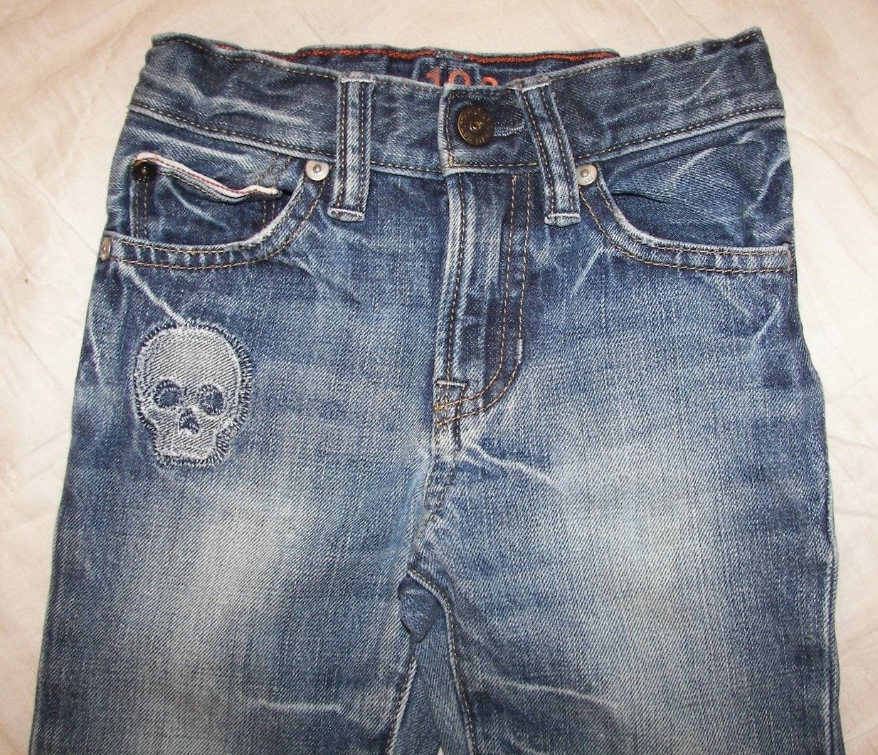 Baby Gap 1969 Jeans with Skull Applique - Original Fit - Size 2 Years