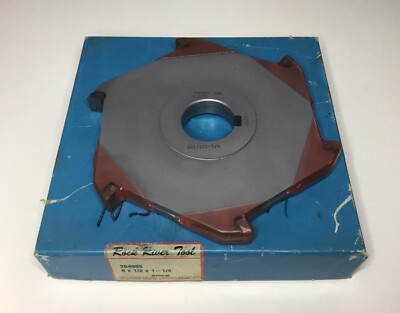 Rock River 254065 Carbide Side Mill .06'' Rad. Cut, 6  x 1/2 x 1-1/4 for Aluminum
