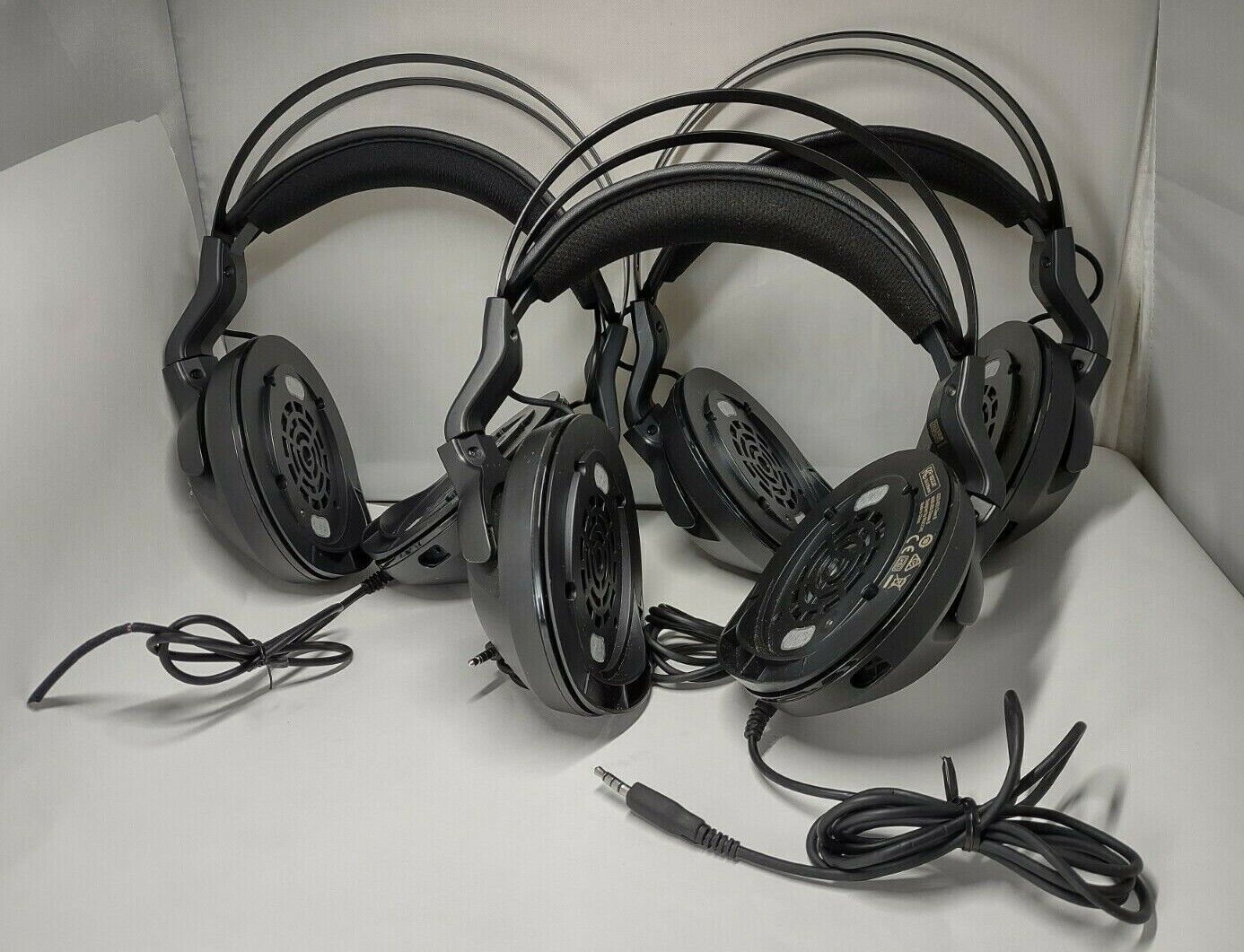 LOT OF 3 ROCCAT Elo X Stereo Wired Gaming Headsets FOR PARTS/R...