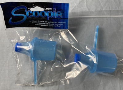 The Ultimate Scoopie for Powder & Liquids - Scoop Snap Flip Pour Lot of 2 NEW