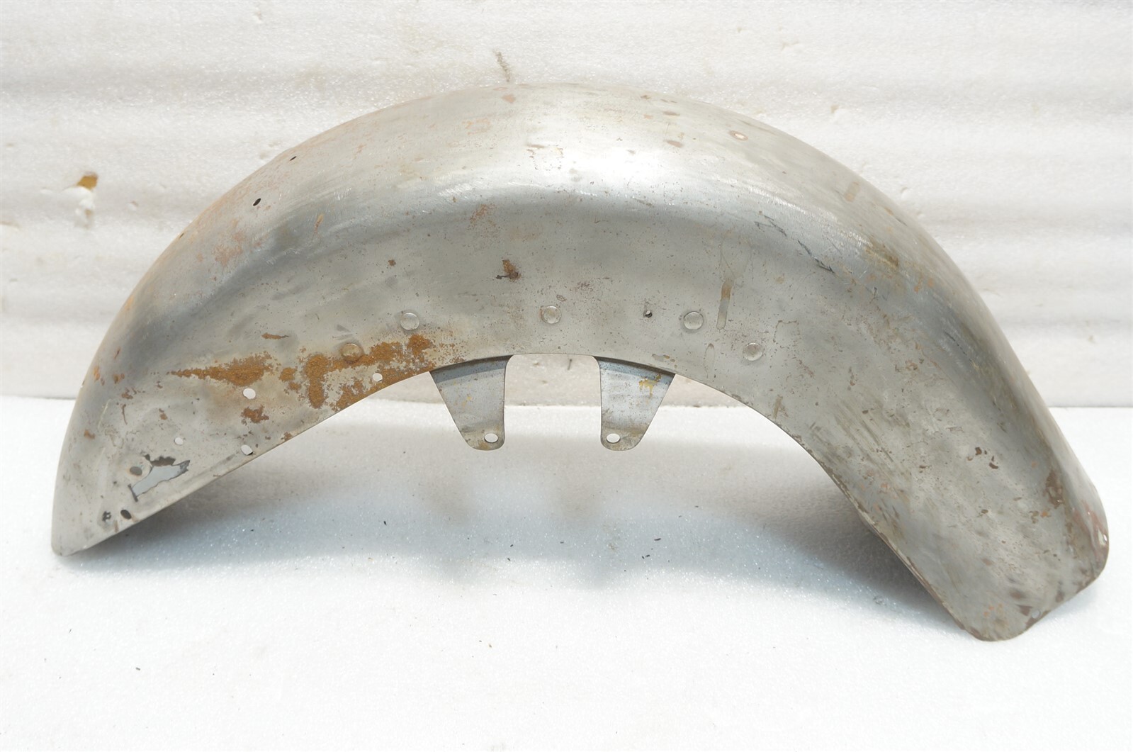 ma✴︎a.depeche✴︎オールドチークミラーL ✴︎170×80 Harley Davidson 1949 -51 FL Panhead Front Fender OEM /VB86