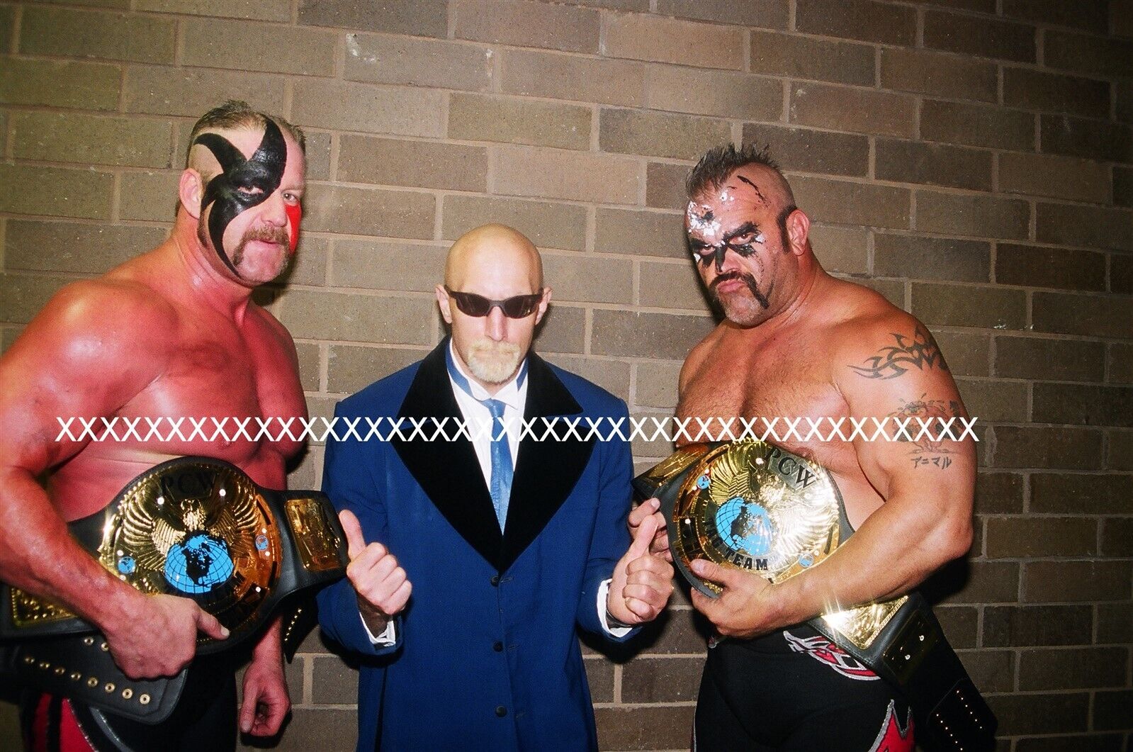 THE ROAD WARRIORS HAWK & ANIMAL 8x12 COLOR PHOTO TNA ROH ECW THE ROAD WARRIORS HAWK & ANIMAL 8x12 COLOR PHOTO TNA ROH ECW