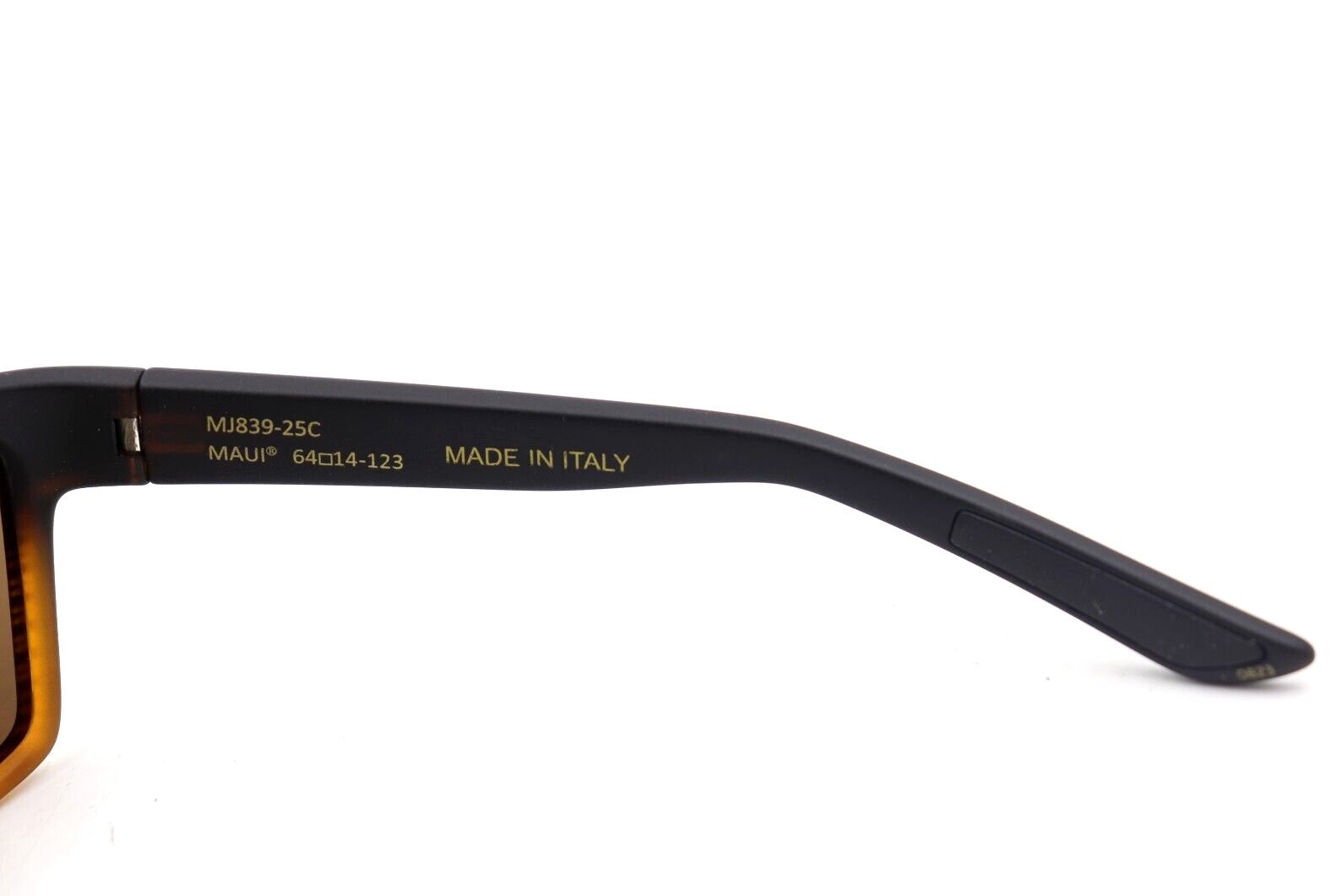 Pre-owned Maui Jim Alenuihaha Dark Brown Stripe Bronze Sunglasses H839-25c $279 In Hclb Bronze