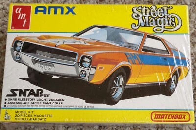 Amt matchbox 1969 Amx model kit 1:43 scale