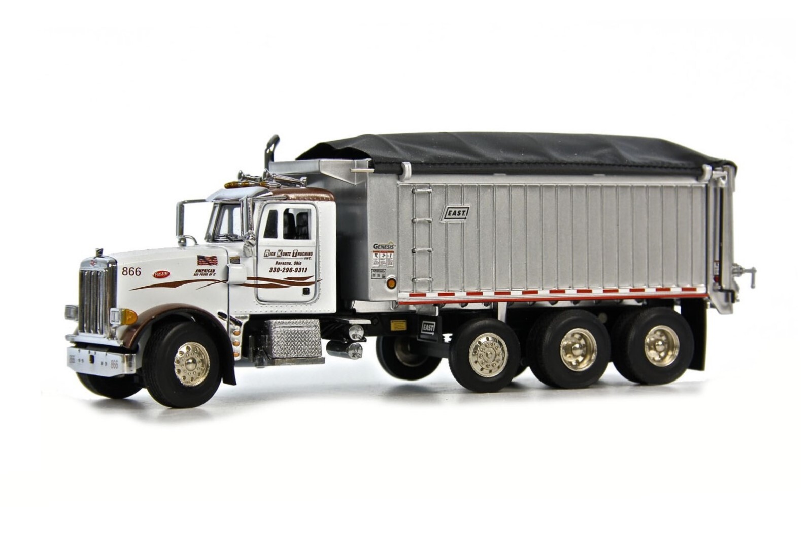 Sword 2042RKT Peterbilt 357 Rigid w/East Genesis Dump Body