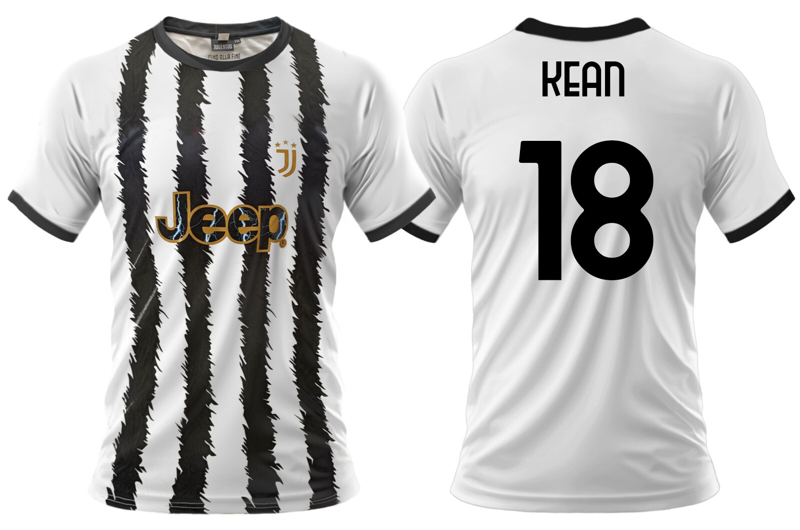 Maglia Kean Juventus 2024 2023 ufficiale Juve Home Moise 18