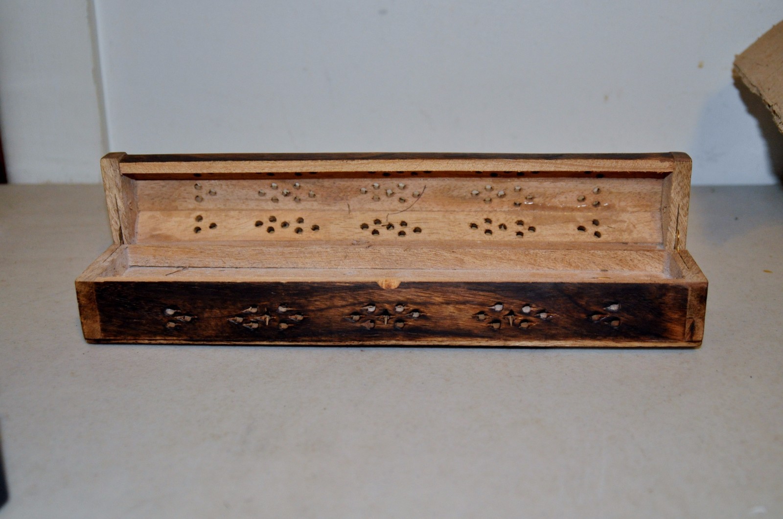 Wooden Incense Burner and Storage Box