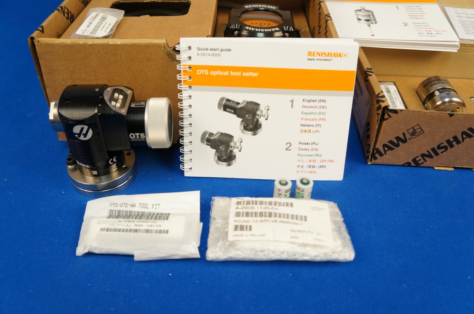 Renishaw HAAS MAZAK Machine Tool WIPS Kit OMP40-2 OTS 1/2AA OMI-2T wIth Warranty