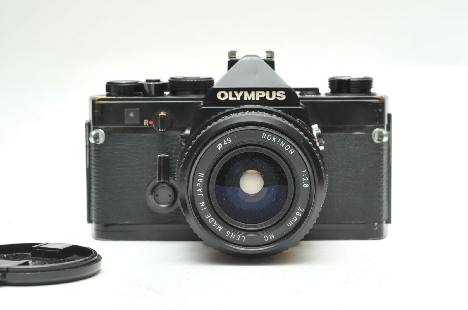 OLYMPUS OM-1＋35mm f:2.8 Olympus OM-1 35mm Film Camera W/Rokinon 28mm F2.8 Wide-Angle