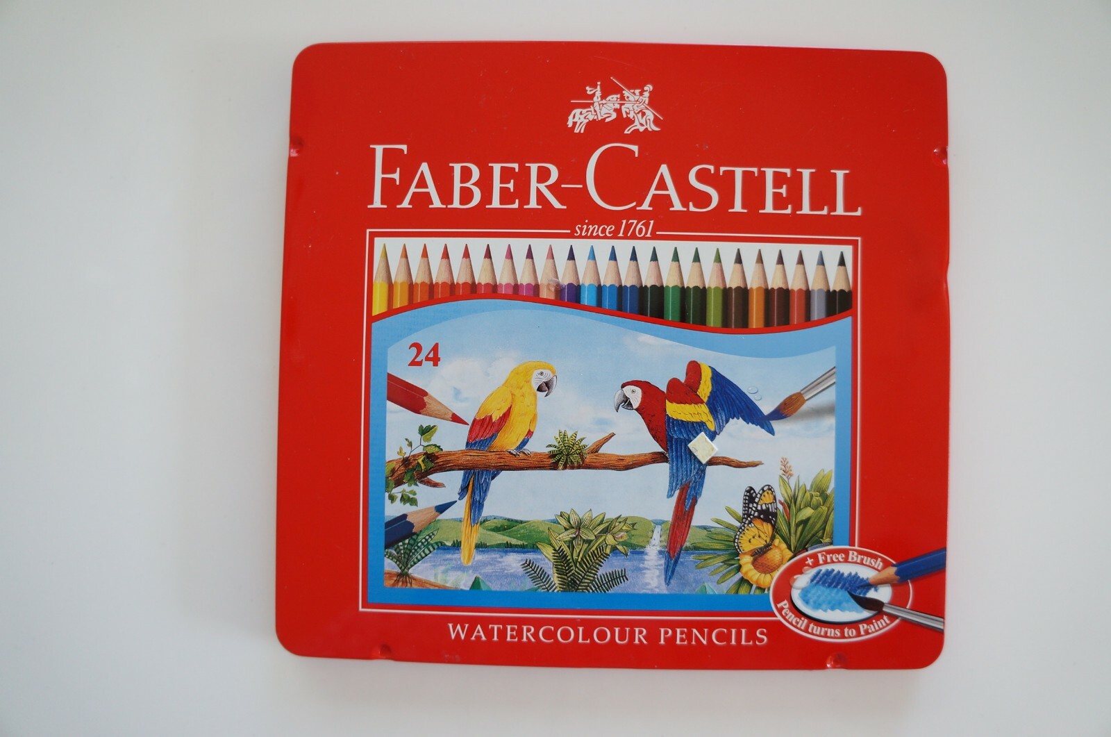 Derwent Faber-Castell 36 Watercolour Pencil Colors Drawing Painting Hardly Used