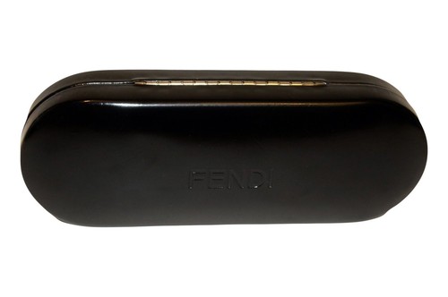 FENDI Sunglasses Case Medium Black Ivory Optical Frames Sunglasses