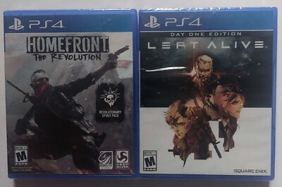PS4 Game Bundle (LEFT ALIVE - Day One Edition & HOMEFRONT - The Revolution) NEW