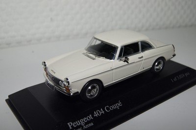 Peugeot 404 Coupe 1962 weiß 1:43