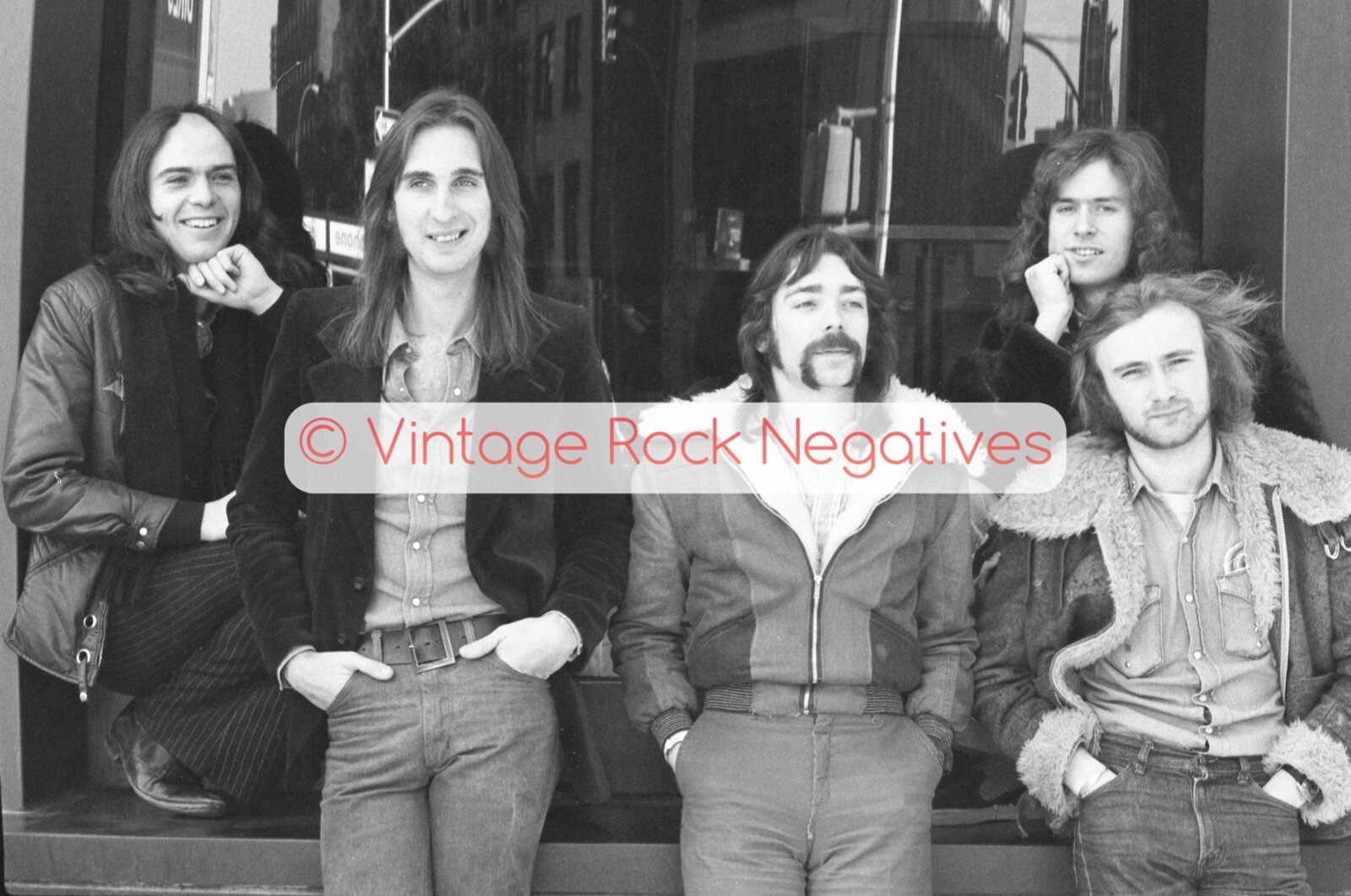 ピーター・ブラッティンガ／Genesis van een compositie GENESIS w/ Peter Gabriel Nov. 1974 in NYC - Pro Archival Print