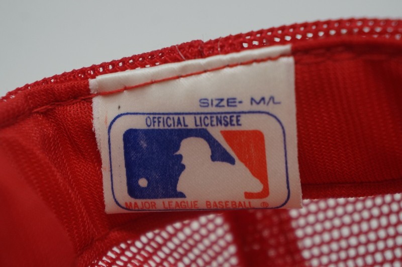Rare Vintage MLB St. Louis STL Cardinals Trucker Mesh Snapback Hat 80s 90s M/L