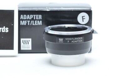 Voigtlander Nikon F Lens to Micro Four Thirds Mount Adapter *Boxed*