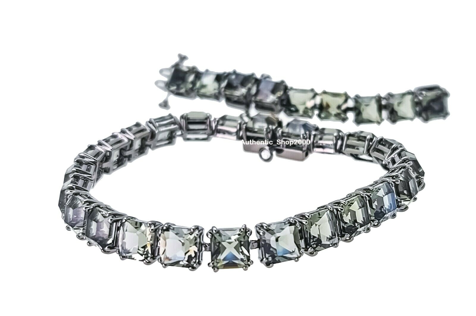 New 100% Authentic SWAROVSKI Gray Square Cut Crystal Millenia Bracelet 5615656 New 100% Authentic SWAROVSKI Gray Square Cut Crystal Millenia Bracelet 5615656