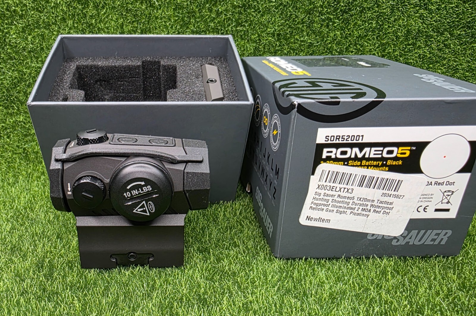 【実物正規品】SIG SAUER SOR52001 ROMEO5ドットサイト SIG SAUER romeo5 実物ドットサイト