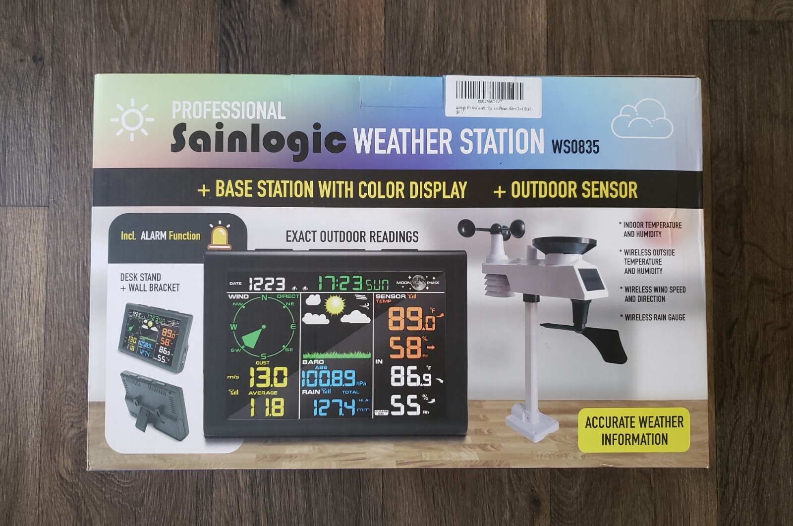 Unboxing And Connecting The Digital Weather Station With