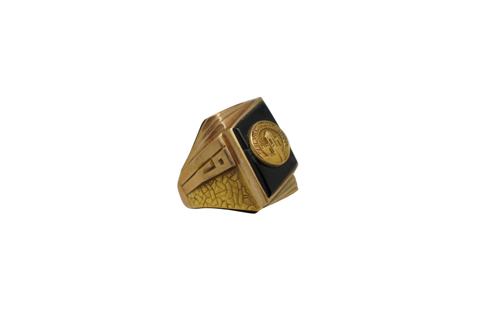 アクセサリー JOSTEN 10k Gold 1951 Class Ring Vintage High School 1951 Josten 10K Gold Ladies Class Ring