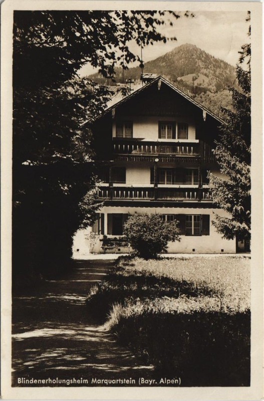 Cpa Ak Marquartstein Blindenerholungsheim Germany (928987)