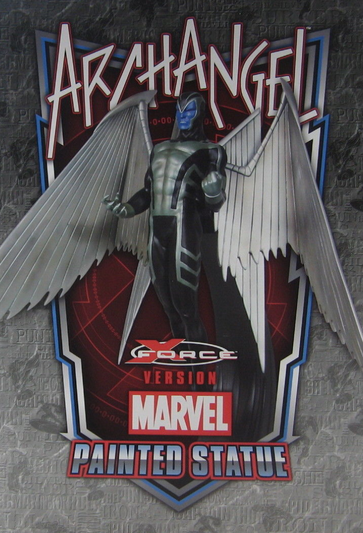 ARCHANGEL X-FORCE VERSION STATUE BY BOWEN DESIGNS (X-MEN) (FACTORY SEALED,MIB)