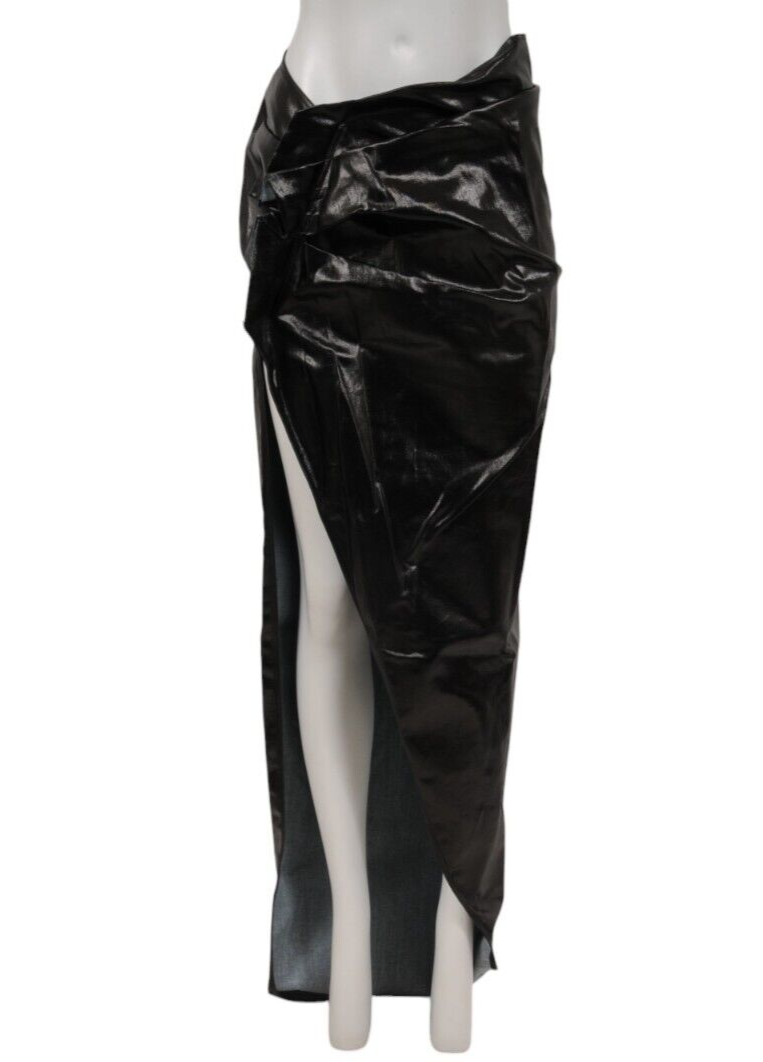 【関税＆送料込み】Rick Owens 'Edfu' Black Skirt With Elast Black Edfu Maxi Skirt by Rick Owens DRKSHDW on Sale