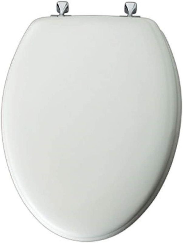 1844CP 000 with 1 Pack Elongated Toilet Seat Classic Metal Hinge - Chrome
