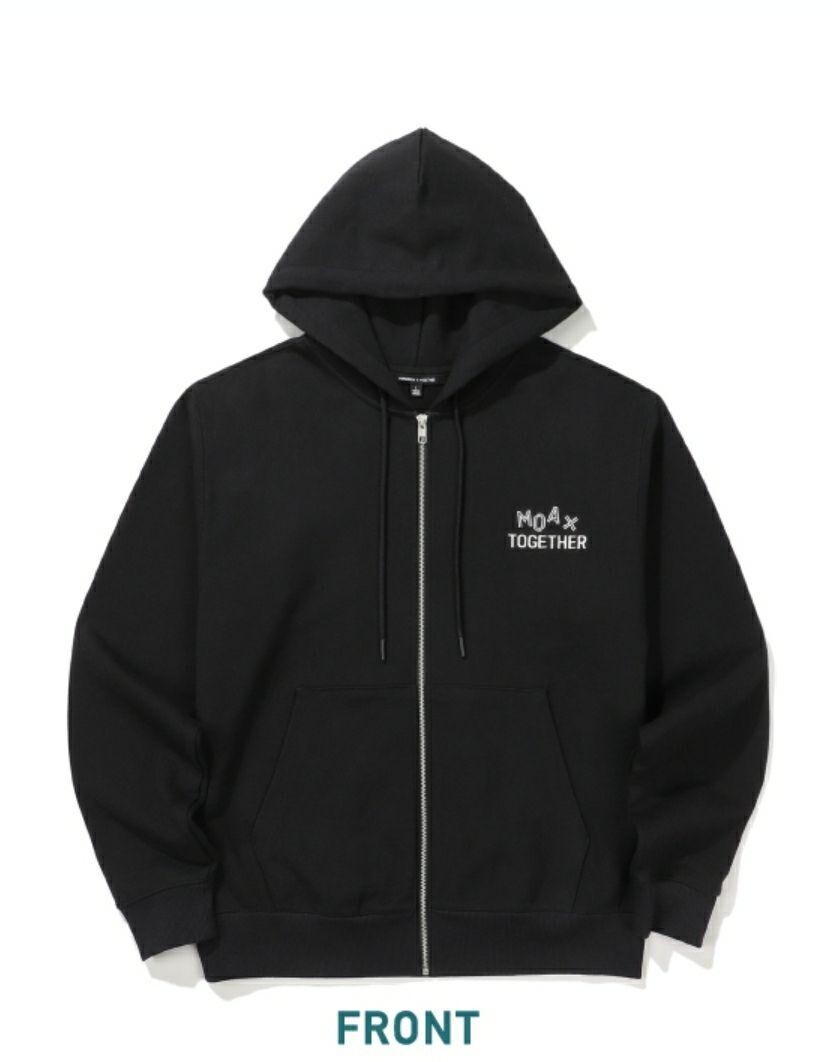 K-POP ZIP-UP HOODIE M ブラック フォトカード付き SEVENTEEN NANA TOUR ZIP UP HOODIE Large size Black Photo