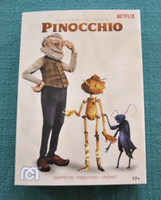 Netflix Pinocchio Del Toros Figure Set Geppetto Cricket Limited Set 2020 Sealed