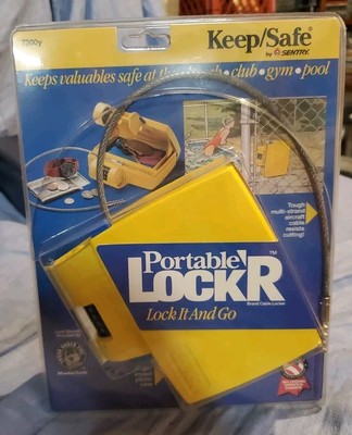 KeepSafe by Sentry Portable Lock'R Lock It And Go Gym Beach Pool Club Brand New!