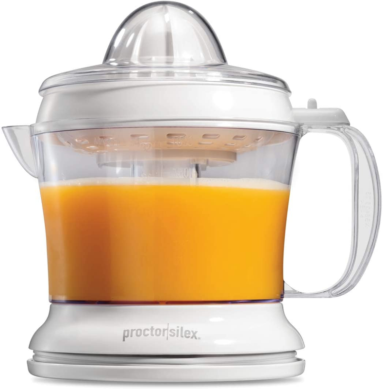 Proctor Silex Juicit Electric Citrus Juicer Machine for Orange, Lemon