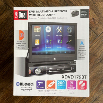 Dual Electronics XDVD179BT 7-inch Touch Screen Bluetooth Car Stereo Receiver NEW