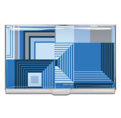 ACME Studio FRANK LLOYD WRIGHT  Biltmore Blue'' Business Card Case NEW