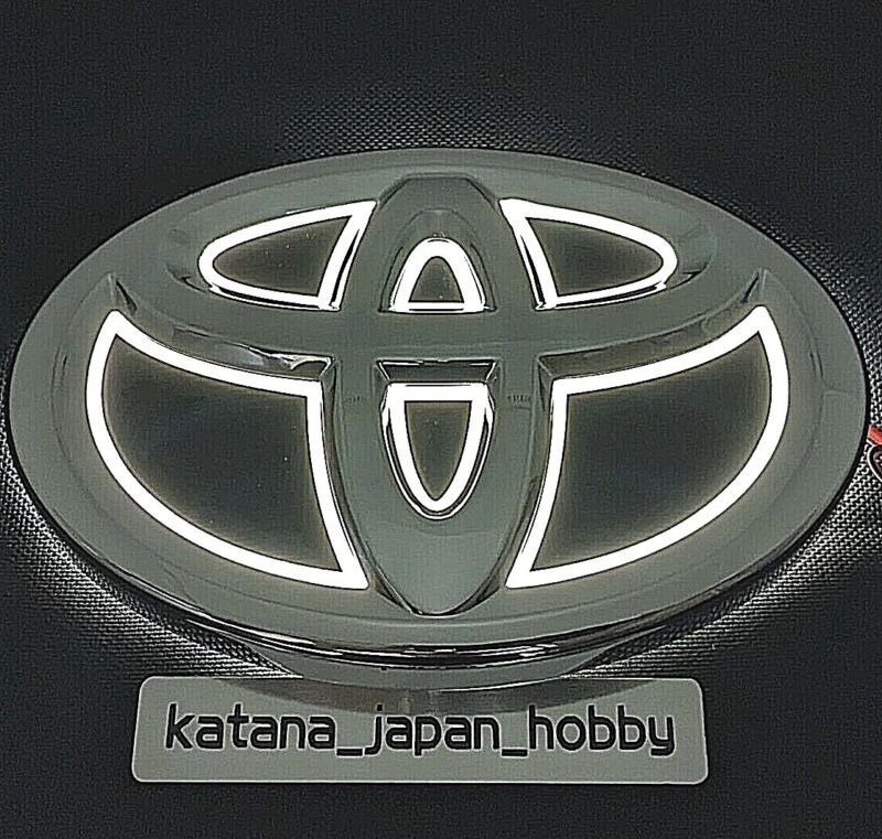 Toyota LED 5D Emblem Logo 160mm*110mm (about 6.30 in*4.33 in)