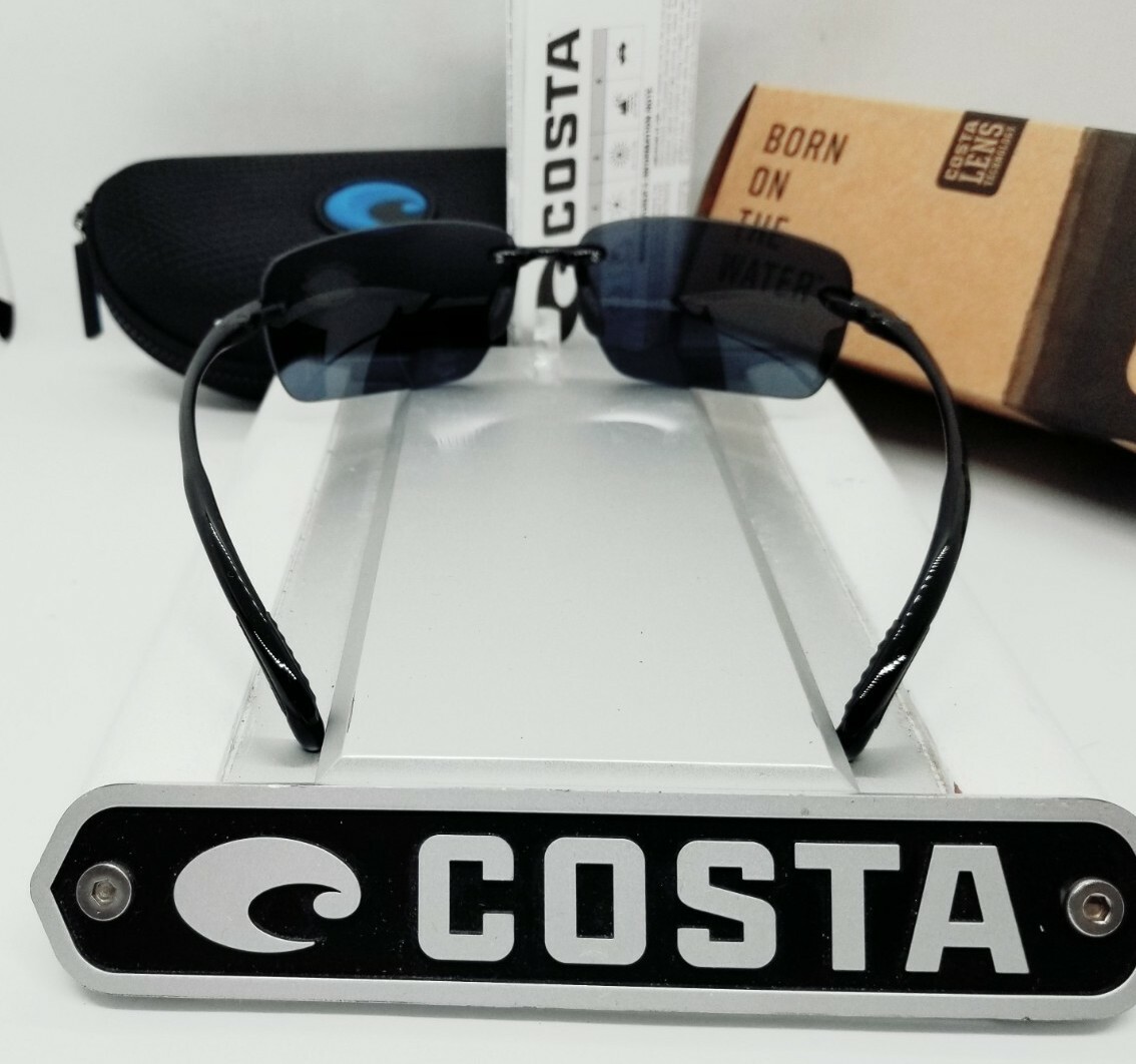 COSTA DEL MAR shiny black/gray 