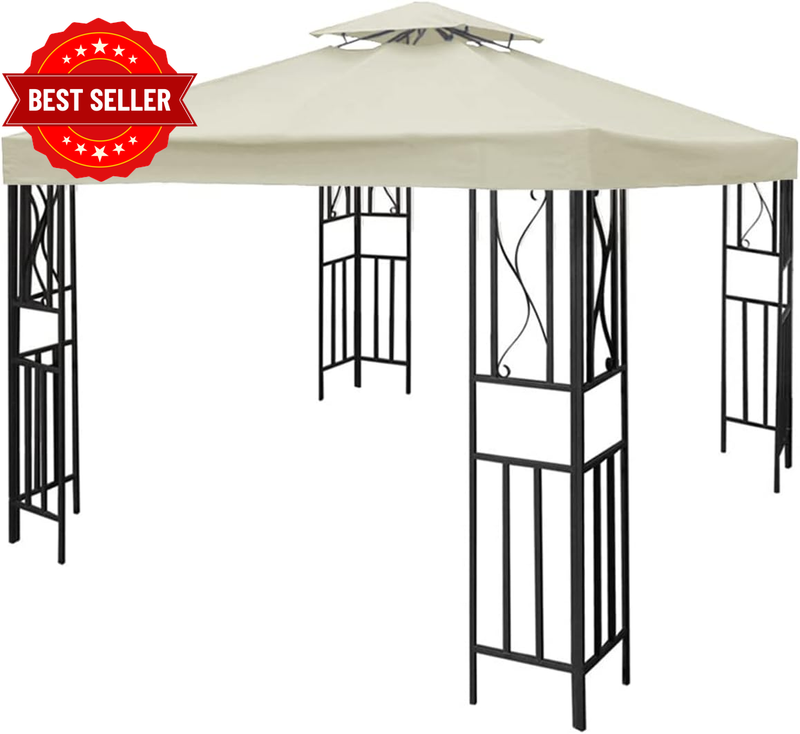 3Mx3M Canopy Replacement Top Cover, Gazebo Pavilion Roof