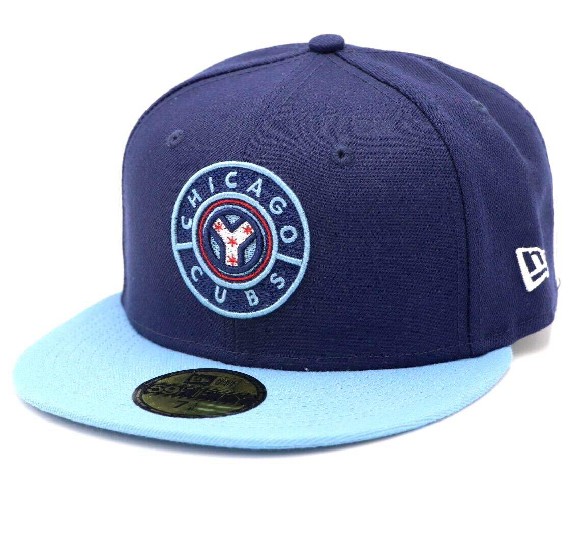 Chicago Cubs MLB Navy Blue 59Fifty New Era Fitted hat | eBay