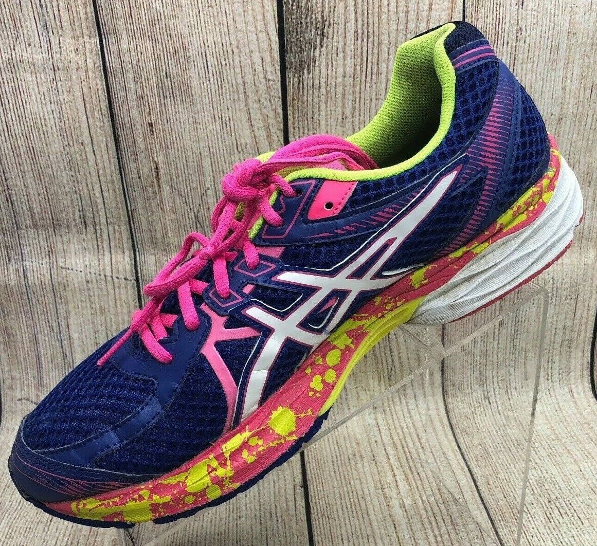 Asics Gel-Flux 3 T664Q Blue Pink Mesh Women’s Sneakers Running Shoes Size US 11